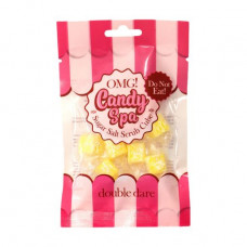Sugar srub with salt in cubes for a body of Double Dare OMG! Candy Spa Sugar Salt Scrub Cube 02 Rich Shea Butter, 6 pieces