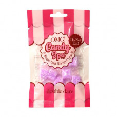 Sugar srub with salt in cubes for a body of Double Dare OMG! Candy Spa Sugar Salt Scrub Cube 06 Miracle Vitamin E, 6 pieces