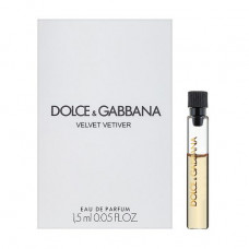 Dolce & Gabbana Velvet Vetiver the Perfumed water a unisex, 1.5 ml (sampler)