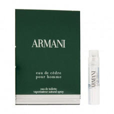 Giorgio Armani Armani Eau De Cedre Pour Homme Toilet water men's, 1.2 ml (sampler)