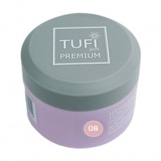 LED gel for nail extension of Tufi Profi Premium Gel 08 Watermelon, 5 g