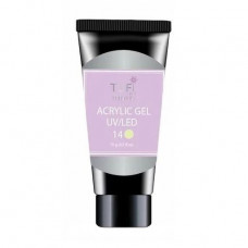 Acrylic-gel for nails of Tufi Profi Premium Acrylic Gel UV/LED, 14 Lemon Kurd, 15 g