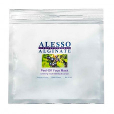 The alginate Alesso Professionnel Alginate Peel-Off Face Mask face pack calming with blackcurrant, 25 g
