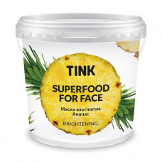 The alginate Tink SuperFood For Face Alginate Mask face pack Pineapple clarifying, 15 g