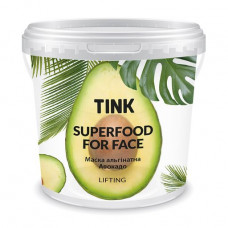 Alginate Tink SuperFood For Face Alginate Mask face pack of Avocado, about lifting by effect, 15 g