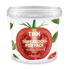 The alginate Tink SuperFood For Face Alginate Mask face pack the Tomato restoring, 15 g