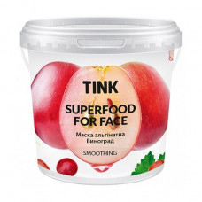The alginate Tink SuperFood For Face Soothink Alginate Mask face pack Grapes calming, 15 g