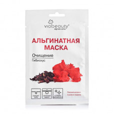 The alginate Via Beauty face pack Cleaning with extract of a hibiscus, 25 g