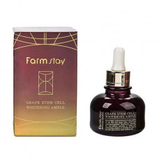 Ampoule FarmStay Grape Stem Cell Whitening Ampule serum with phytostem cells of grapes, 30 ml