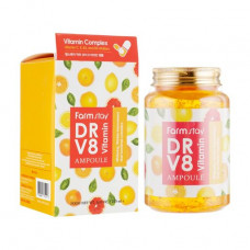 Ampoule serum for the person FarmStay Dr. V8 Vitamin Ampoule with vitamins, 250 ml