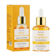 Ampoule serum for shine of face skin of Adelline Vitamin Tone-Up Ampoule with vitamins, 80 ml