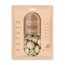 Ampoule fabric Jigott Potato Real Ampoule Mask face pack Potatoes, 27 ml