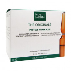Ampoules for face skin, a neck, a zone of a decollete MartiDerm The Originals Proteos Hydra Plus, 10 * 2 ml
