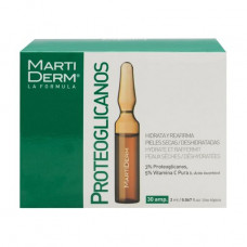 Ampoules for face skin, a neck, a zone of a decollete MartiDerm The Originals Proteos Hydra Plus, 30 * 2 ml