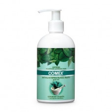 Antibacterial liquid soap of Comex Careful protection from the Indian curative herbs, with extract of an eucalyptus, 350 ml