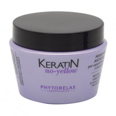 Anti-yellow Phytorelax Laboratories Keratin No-Yellow Hair Mask mask for the fair, gray-haired and clarified hair, 250 ml