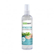 Antiseptics for disinfection of hands of Alma SEPT with aloe extract belief (isopropyl alcohol of 75%), 250 ml