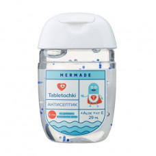 Antiseptics for hands of Mermade X Tabletochki, 29 ml