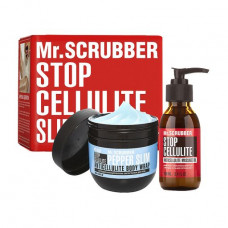 Antitsellyulitny the Mr.Scrubber Stop Cellulite Cold set (anti-cellulite massage oil, 100 ml + cold anti-cellulite wrapping for a body, 250 g)