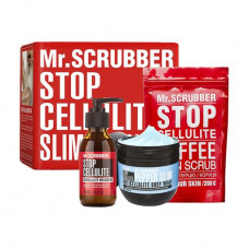 Antitsellyulitny the Mr.Scrubber Stop Cellulite Cold set (anti-cellulite massage oil, 100 ml + cold anti-cellulite wrapping for a body, 250 g + antitsa