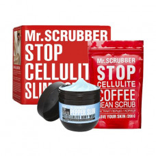 Antitsellyulitny the Mr.Scrubber Stop Cellulite Cold set (cold wrapping for a body, 250 g + a body scrub, 200 g)