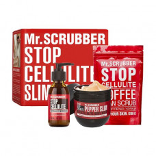 Antitsellyulitny the Mr.Scrubber Stop Cellulite Hot set (anti-cellulite massage oil, 100 ml + the warming anti-cellulite wrapping for a body, 250 g + An