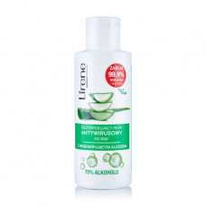 Anti-virus liquid for Lirene hands regenerating an aloe, 70% of alcohol, 125 ml