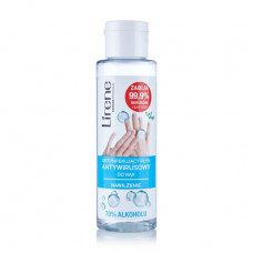 Anti-virus liquid for hands of Lirene of Uwlazhnenije, 70% of alcohol, 100 ml