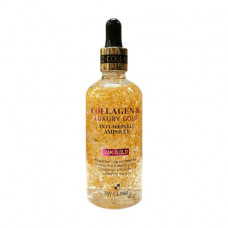 Anti-aging serum for person 3W Clinic Collagen & Luxury Gold Anti Wrinkle Ampoule 24K Gold with gold and collagen, 100 ml
