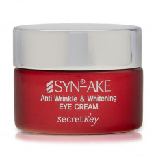 Anti-aging cream for skin around eyes of Secret Key Syn-Ake Anti Wrinkle Whitening Eye Cream, 15 g