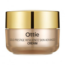 Anti-aging cream for elasticity of face skin of Ottie Gold Prestige Resilience Advanced Cream, 50 ml