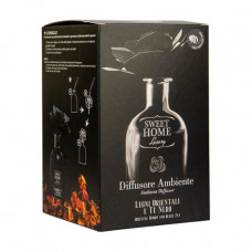 Aromadiffuzor Sweet Home Luxury Diffuser Drevesina and black tea, with a black rose, 250 ml
