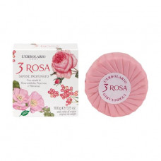 The flavored L'Erbolario 3 Rosa soap Three roses, 100 g