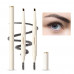 Automatic pencil for eyebrows of Focallure Silky Shaping Brows Pencil 01 Black, 0.16 g