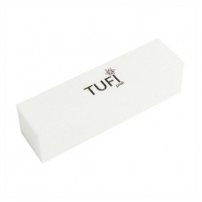 The nail buffer for nails of Tufi Profi Premium grit bar 150/150, white, 10 pieces (0122158)