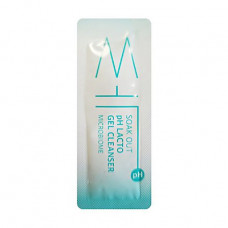 The balancing cleaning Ottie Soak out pH Lacto Gel Cleanser face gel, 1 ml (sachet)