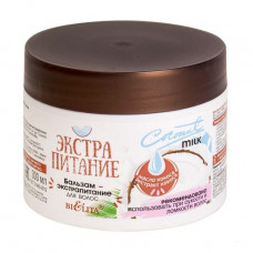 Balzam-ekstrapitaniye for hair of Bielita Coconut Milk, 300 ml