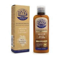 Natyurel balm mask boutique for an intensive hair recovery, with oil of an argania and oil of grape seeds, 200 ml