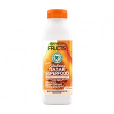 Conditioner of Garnier Fructis Superfood the Papaya for recovery of the injured hair, 350 ml