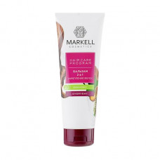Balm 2 in 1 Markell Hair Care Program Strengthening of hair, 250 ml (tuba)