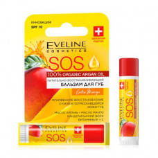 The balm for lips of Eveline Cosmetics Argan Oil SOS SPF 10 of Mungo restoring 4.2 g