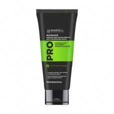 Balm for intensive restoration of Markell Pro Intensive Hair Recovering Balm Keratin, for the fragile and splitting hair, 200 ml (tuba)