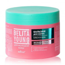 Balm for hair of Bielita Belita Young Gloss and force for young skin, 300 ml
