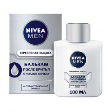 The Nivea Men after shave balm Silver protection, with silver ions, antibacterial effect, men's, 100 ml