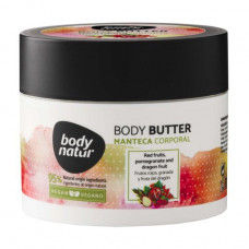 Batter for a body of Body Natur Red Fruits, Pomegranate and Dragon Fruit Body Butter Wild berries, Granat and Fruit of a dragon, 200 ml