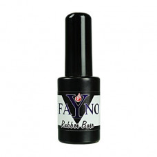 Base rubber camouflaging for the Fayno Rubber Base 01 gel polish muffled beige-pink, translucent, 7 ml