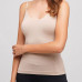 Seamless undershirt female Giulia Caraco on thin shoulder straps, Naturale, the L/XL size
