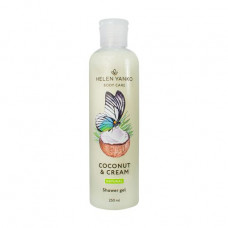 Bessulfatny Coco shower gel Helen Yanko Coconut & Cream Shower Gel and cream, 250 ml