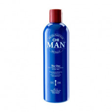 Bessulfatny shampoo for men, the conditioner and shower gel 3 in 1 CHI Man pH 5.5 with scarlet and a nettle, 355 ml