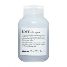 Bessulfatny Davines Love Smoothing Shampoo shampoo for smoothing of a curl of hair, 75 ml